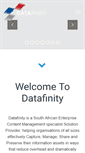 Mobile Screenshot of datafinity.co.za